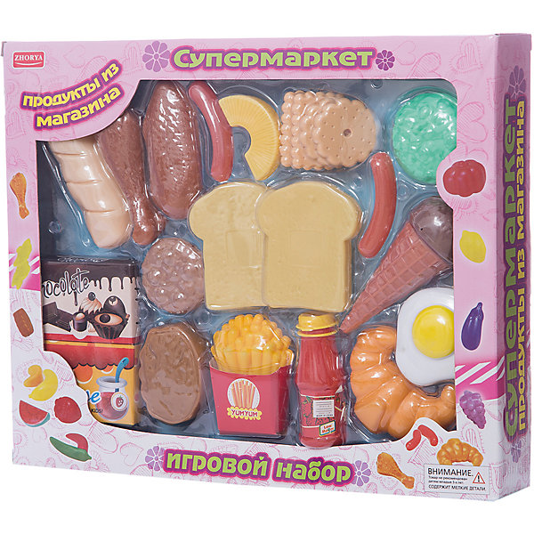 

Игровой набор Zhorya "Супермаркет", Продукты к завтраку