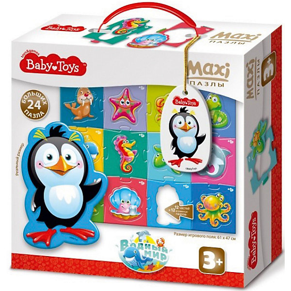 

Макси пазлы Baby Toys "Водный мир",24 элемента на поле 61х47см