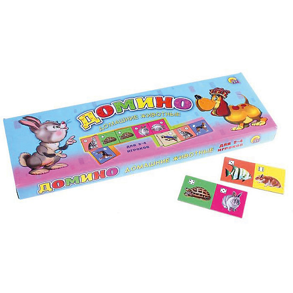 

Настольная игра Рыжий кот "Домино" Домашние животные