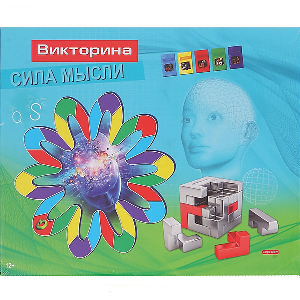 

Настольнаня игра Рыжий кот "Викторина. Сила мысли", 108 карточек