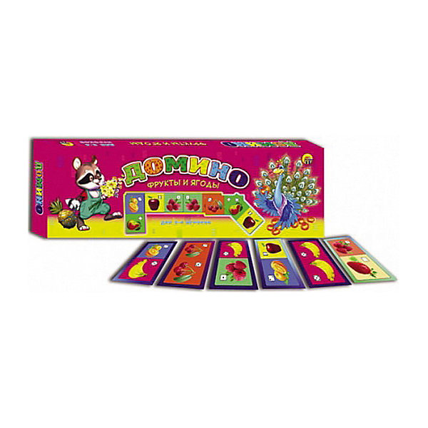 

Настольная игра Рыжий кот "Домино" Фрукты и ягоды