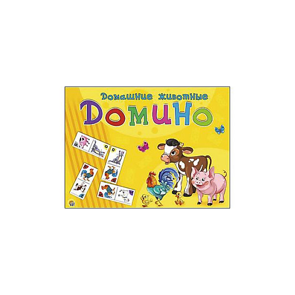 

Настольная игра Рыжий кот "Домино" Домашние животные, большое