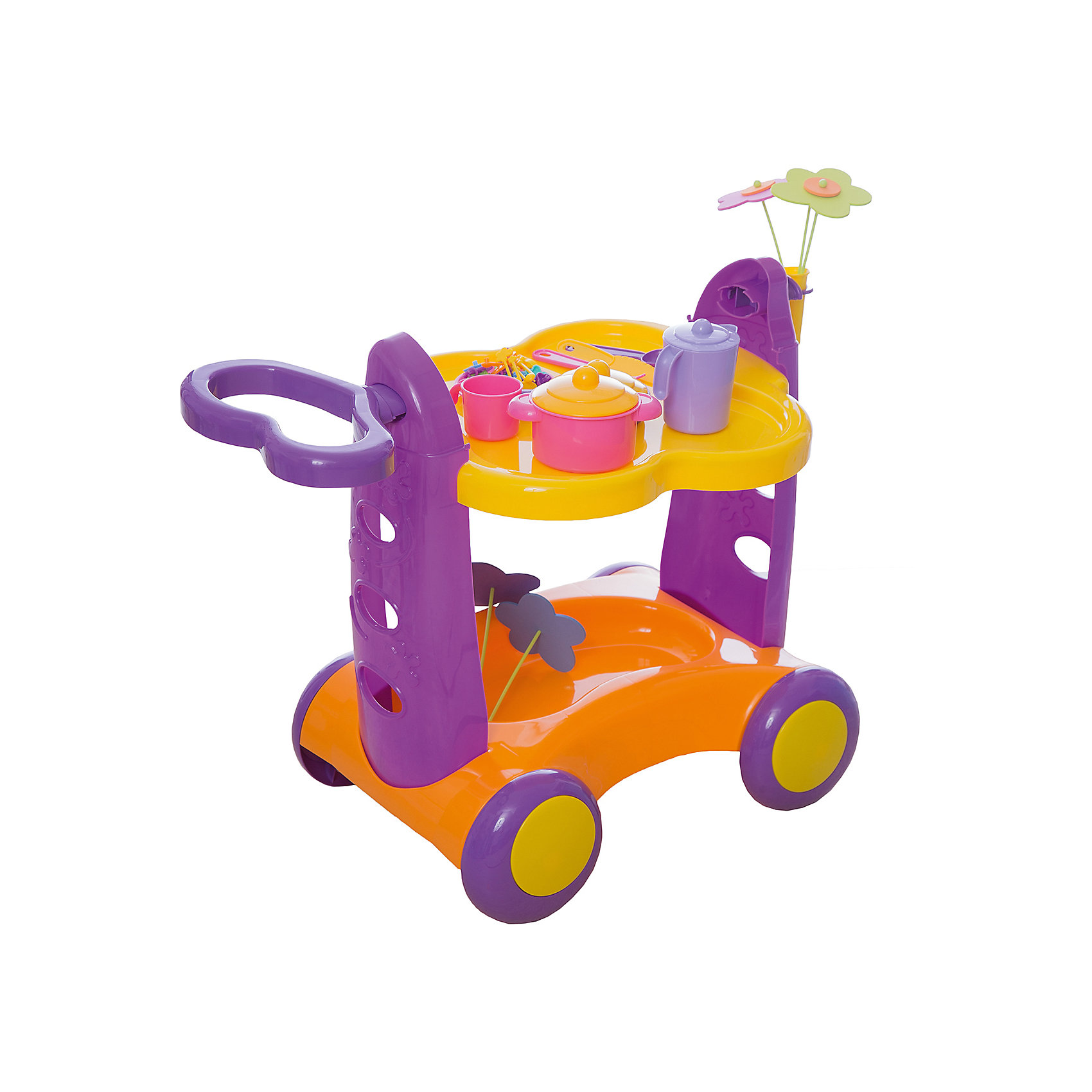 детский сервировочный столик на колесах