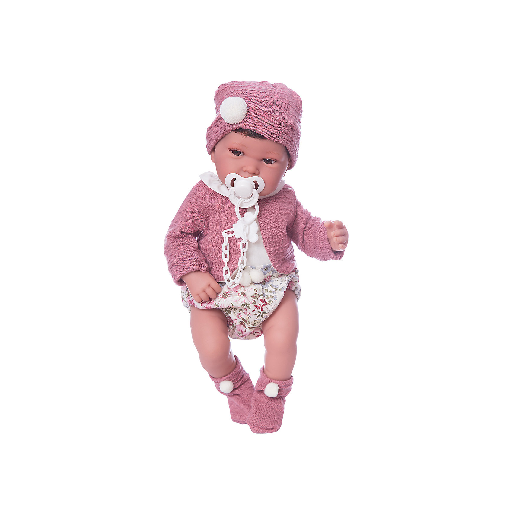 фото Кукла-пупс Munecas Antonio Juan "Сэнди" в розовом, 40 см