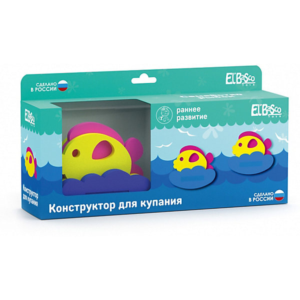 

Конструктор для купания El`Basco Toys "Семейство рыбок", 18 деталей