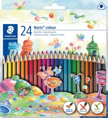 Набор цветных карандашей Staedtler «Noris Colour», 24 цвета, артикул:7935299 - Рисование и раскрашивание Набор цветных карандашей Staedtler «Noris Colour», 24 цвета, артикул:7935299 - Рисование и раскрашивание