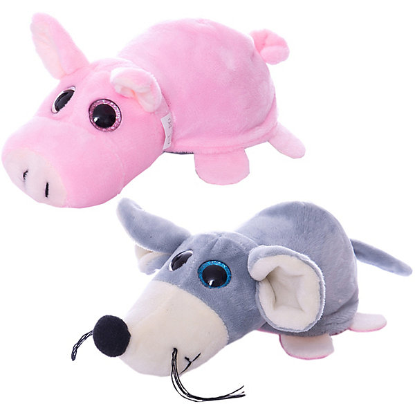 

Мягкая игрушка Teddy "Перевертыши" Поросёнок-Мышка, 16 см, Разноцветный, Мягкая игрушка Teddy "Перевертыши" Поросёнок-Мышка, 16 см