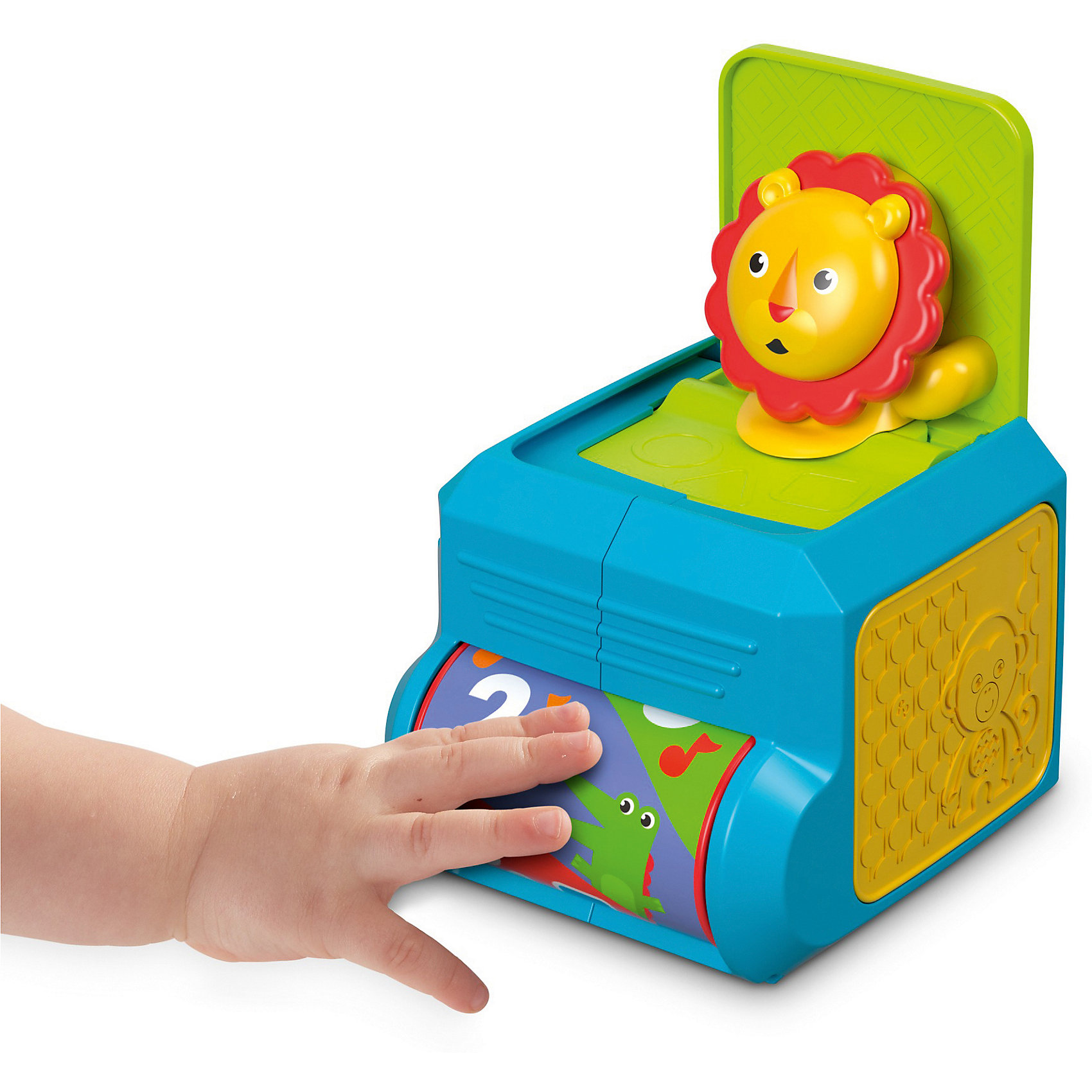 фото Интерактивный кубик Fisher-Price "Львёнок с сюрпризом" Mattel