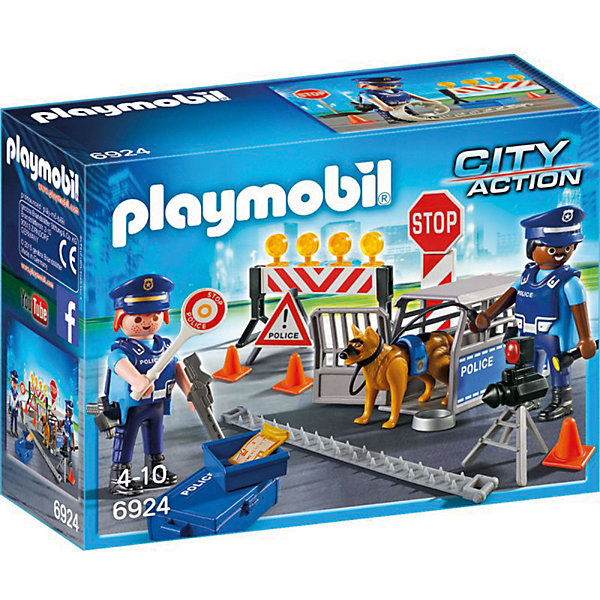 

Конструктор Playmobil "Полиция" Блокпост Полиции