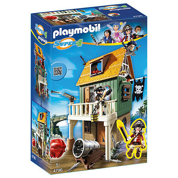 

Конструктор Playmobil "Супер 4" Замаскированный Пиратский Форт с Руби