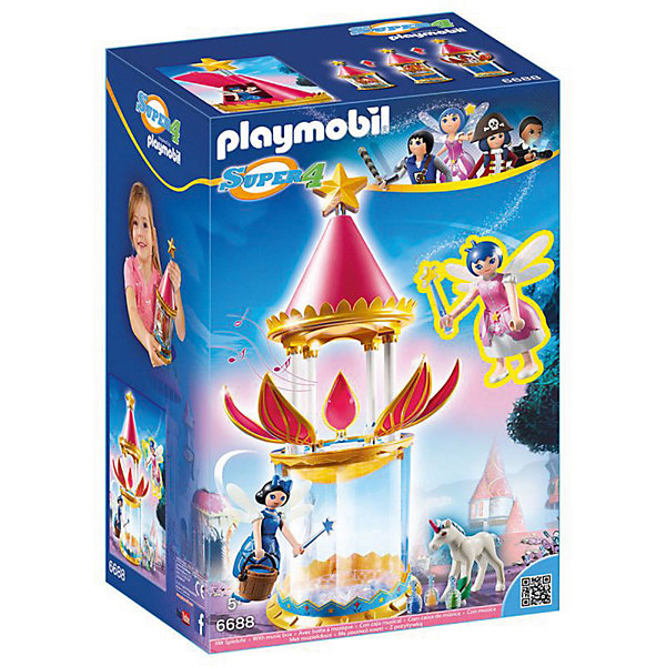 

Конструктор Playmobil "Супер 4" Музыкальная Цветочная Башня с Твинкл