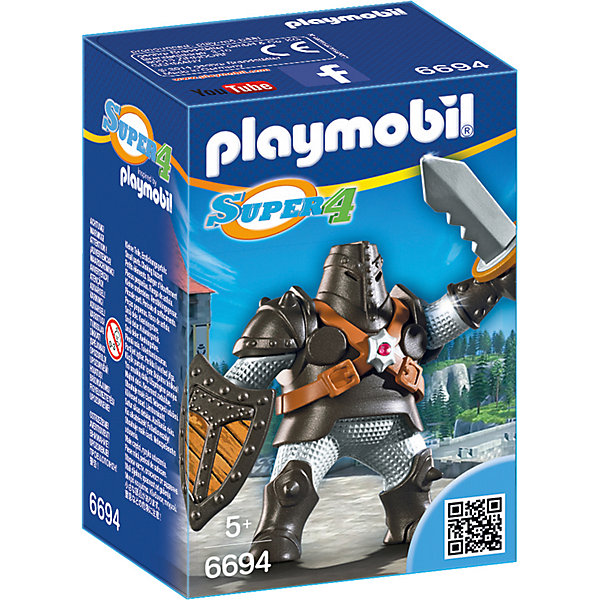 

Конструктор Playmobil "Супер 4" Черный Колосс