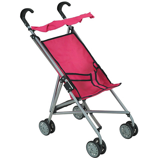 

Коляска-трость для кукол Buggy Boom, розовая, Розовый