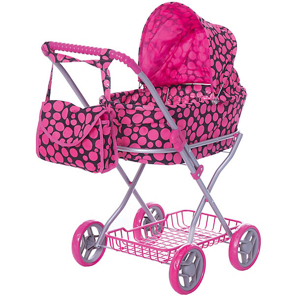 

Коляска для кукол Buggy Boom , в горошек, Розовый