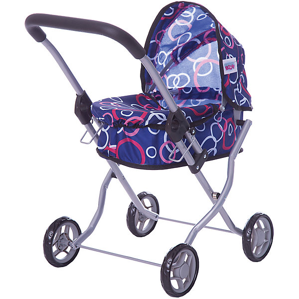 

Коляска для кукол Buggy Boom, синяя, Темно-синий