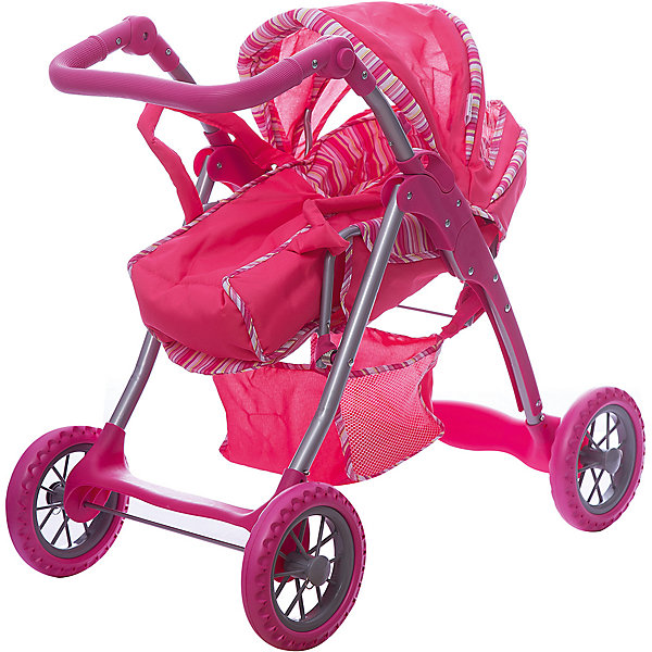 

Коляска - трансформер Buggy Boom , ярко-розовая, Розовый