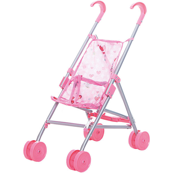 

Коляска-трость для кукол Buggy Boom , светло-розовая, Розовый
