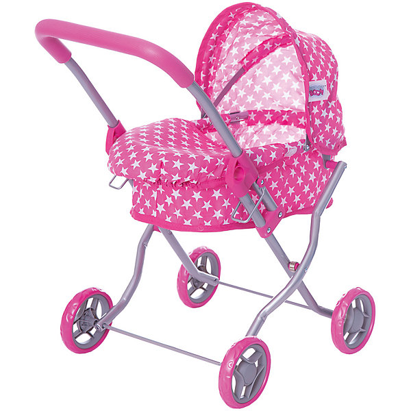 

Коляска для кукол Buggy Boom , розовая, Розовый