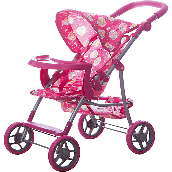 

Коляска для кукол Buggy Boom , розовая, Розовый