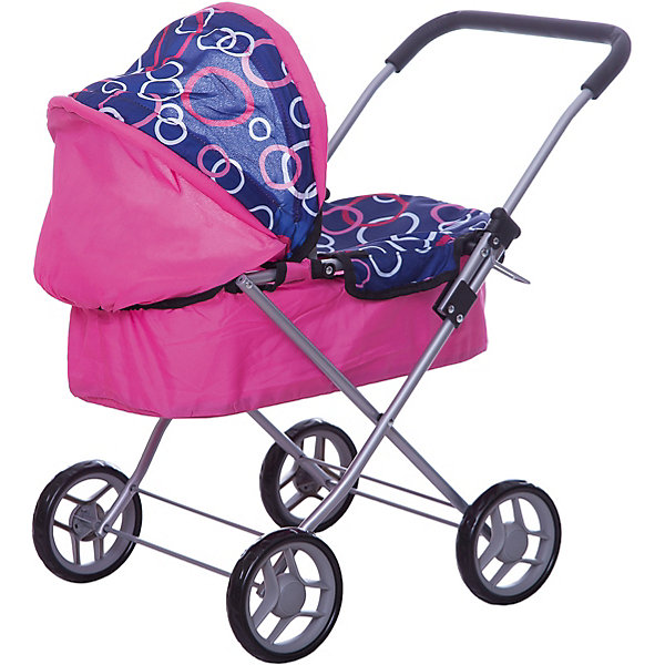 

Коляска для кукол Buggy Boom, розово-синяя, Розовый, Коляска для кукол Buggy Boom, розово-синяя