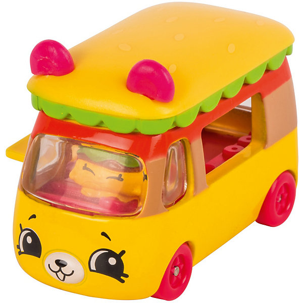 

Игровой набор Moose "Cutie Car" Машинка с мини-фигуркой Shopkins, Bumpy Burger, Желтый