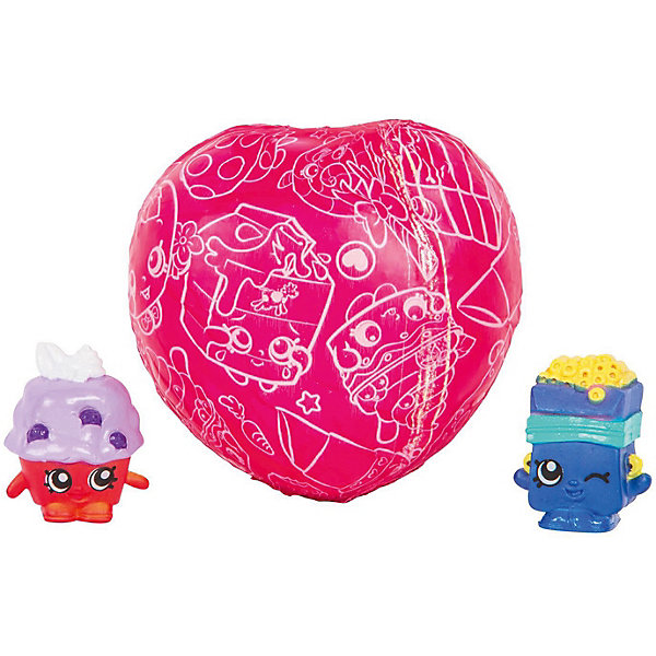

Шипучее сердечко Moose "Fizz N Surprise" Shopkins, Розовый