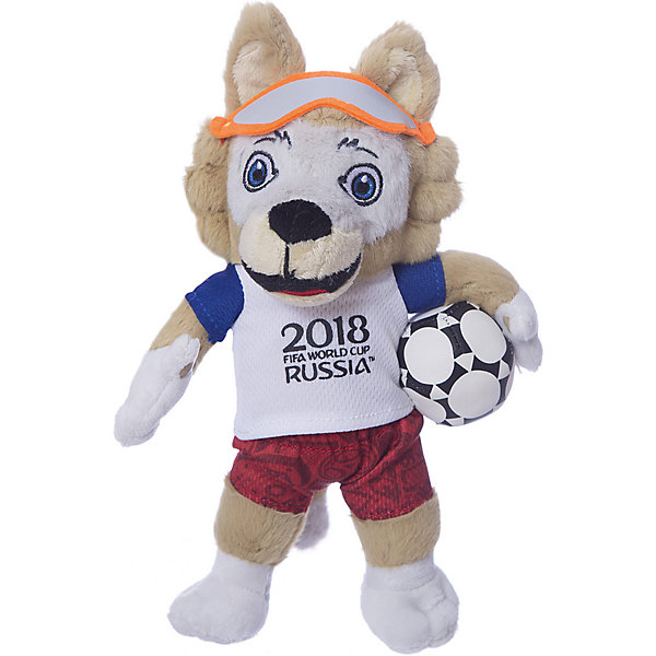 

Мягкая игрушка FIFA-2018 1Toy Волк Забивака, 21 см, Разноцветный