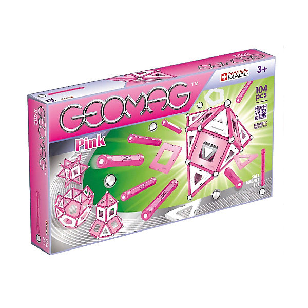 

Магнитный конструктор Geomag "Pink ", 104 детали