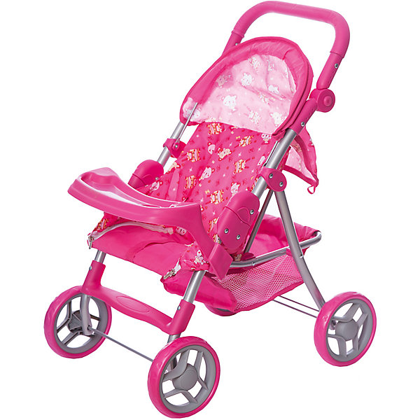 

Коляска-трансформер для кукол Buggy Boom Skyna, розовая, Розовый/розовый