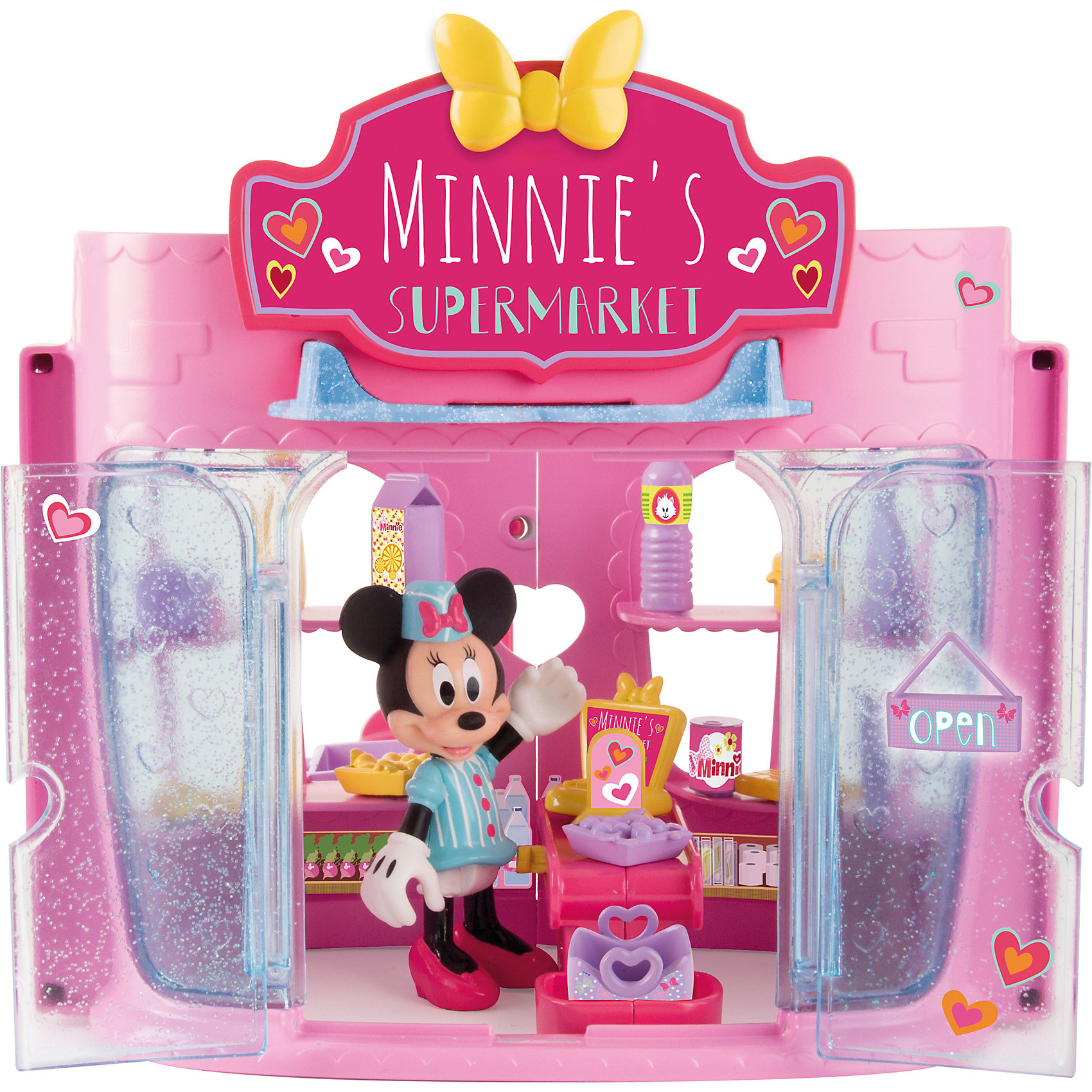 фото Disney Игровой набор "Минни: Супермаркет" (36 см, фиг. 8 см, аксесс.) Imc toys