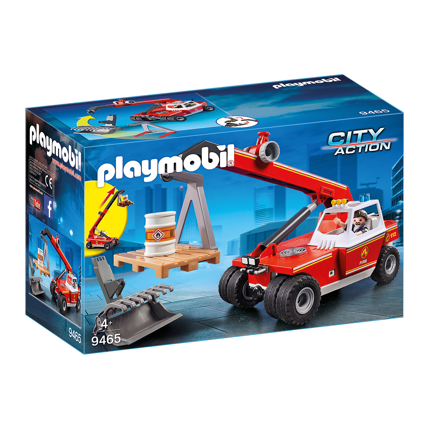 Игровой набор Playmobil «Пожарная служба: пожарный кран» PLAYMOBIL® 8001483