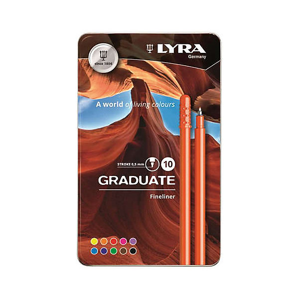 

Линеры GRADUATE, 10 цветов, Разноцветный