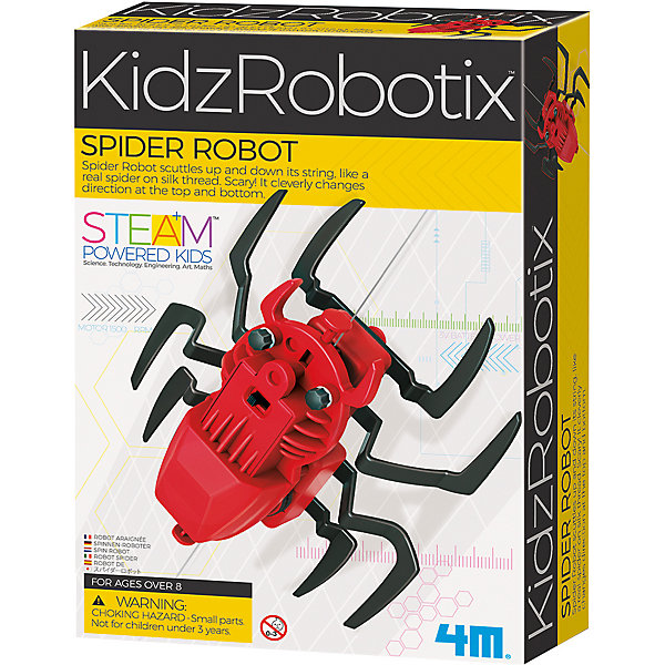 

Набор для робототехники 4M KidxRobotix Спайдербот