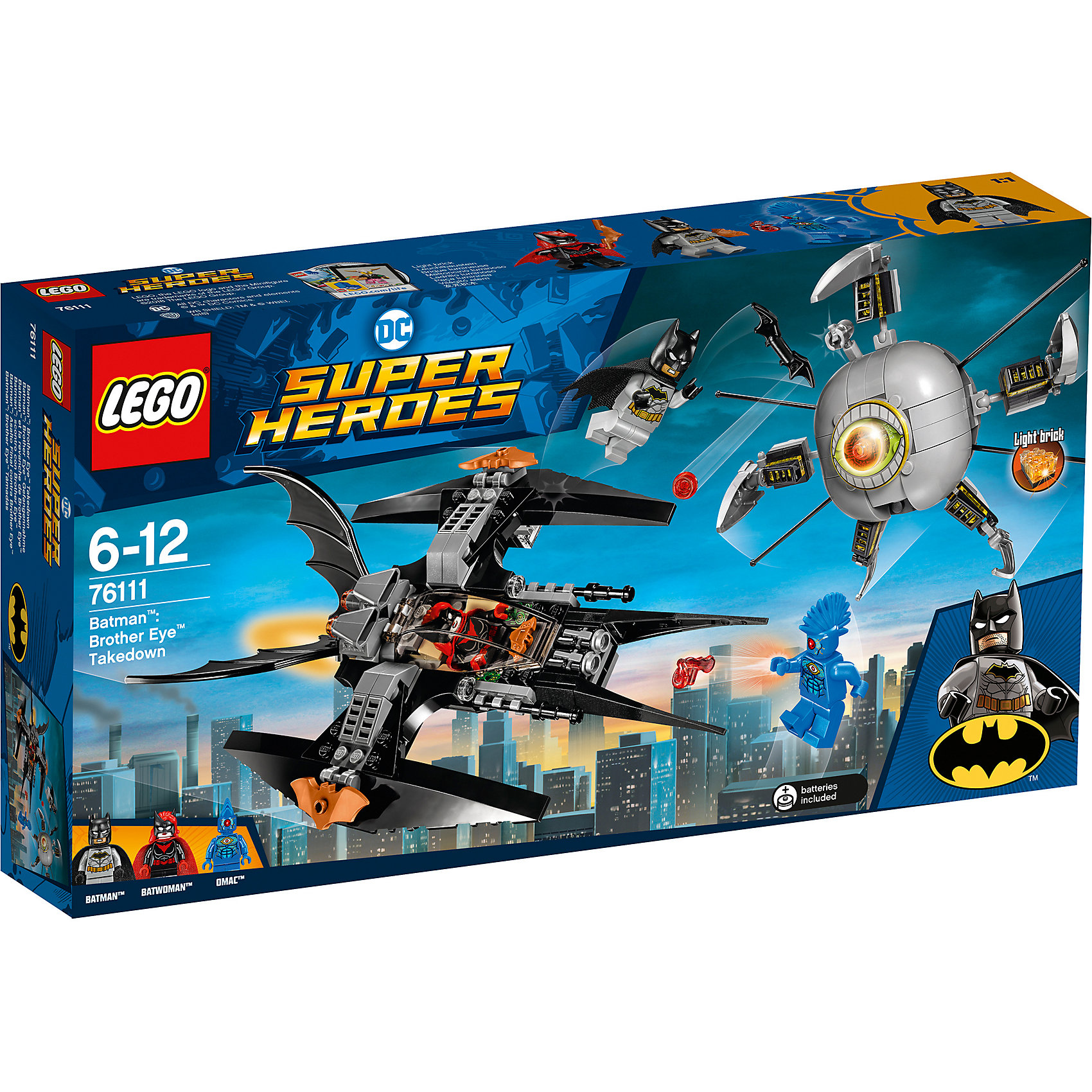 фото Конструктор LEGO Super Heroes 76111: Бэтмен: Брат Глаз Демонтаж