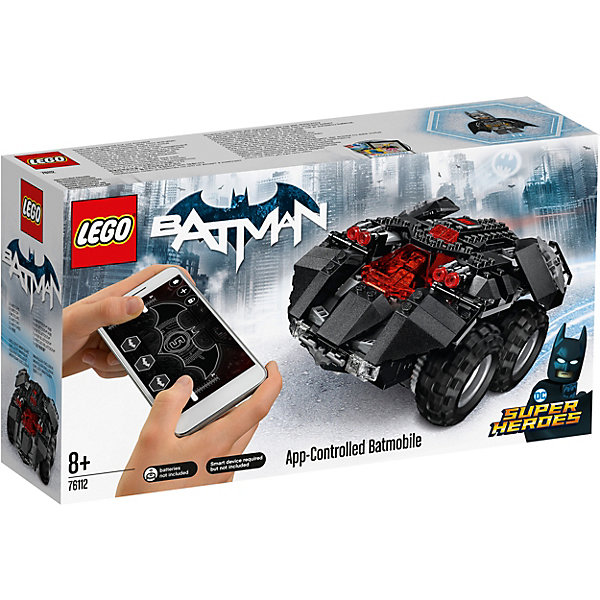 LEGO Конструктор LEGO Super Heroes 76112: Бэтмен: Управляемый Бэтмобиль