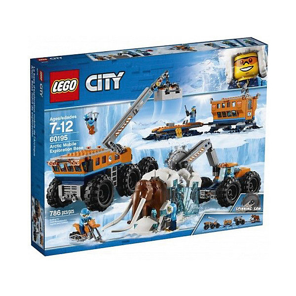 LEGO Конструктор LEGO City Arctic Expedition 60195: Передвижная арктическая база