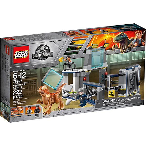 

Конструктор LEGO Jurassic World 75927: Побег Стигимолоха из лаборатории