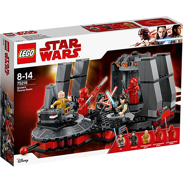 LEGO Конструктор LEGO Star Wars 75216: Тронный зал Сноука