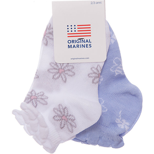 

Укороченные носки Original Marines, 2 пары, Разноцветный
