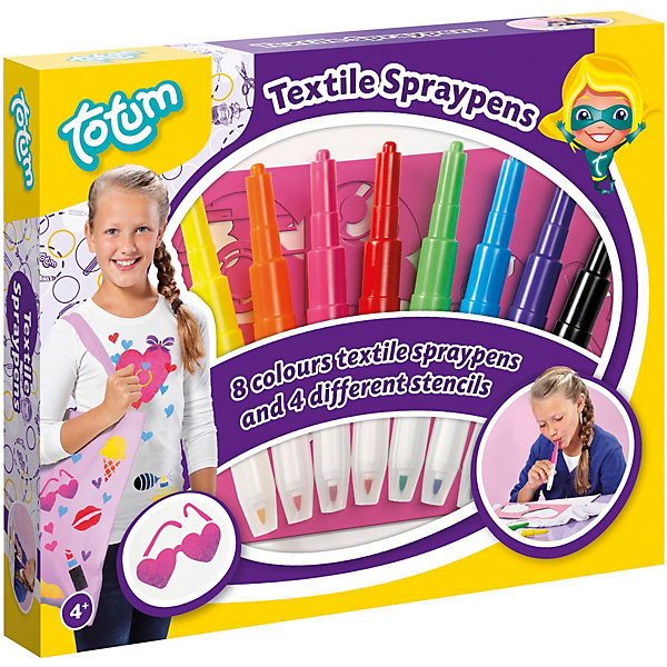 фото Набор для творчества totum textile spraypen