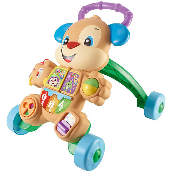 Mattel Разивающие ходунки-каталка Fisher-Price Учёный щенок