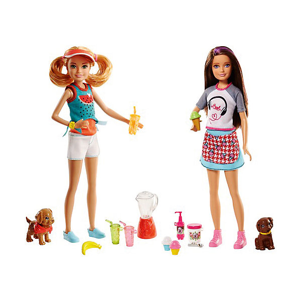

Игровой набор с куклой барби Barbie "Сестры и щенки"