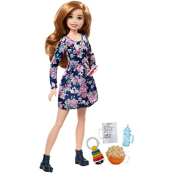 

Кукла Barbie "Няни" Кукла с аксессуарами и попкорном