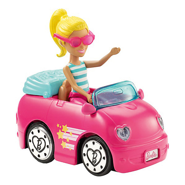 

Игровой набор с куклой Barbie "В движении" Кабриолет и мини-кукла