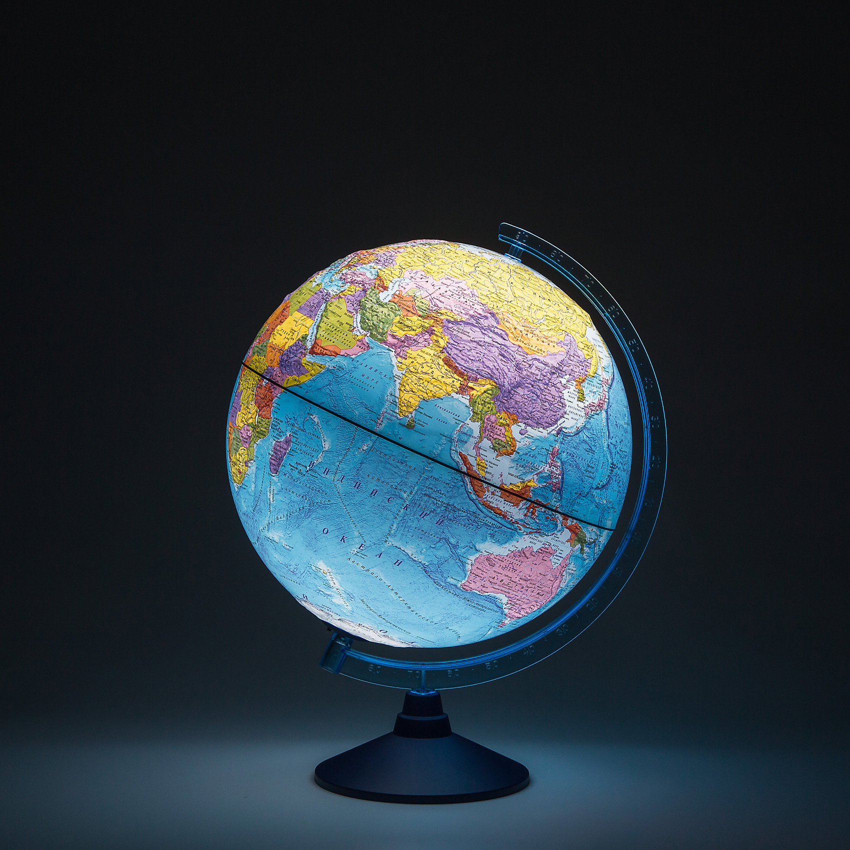 фото Глобус Земли Globen политический рельефный с подсветкой, 320мм