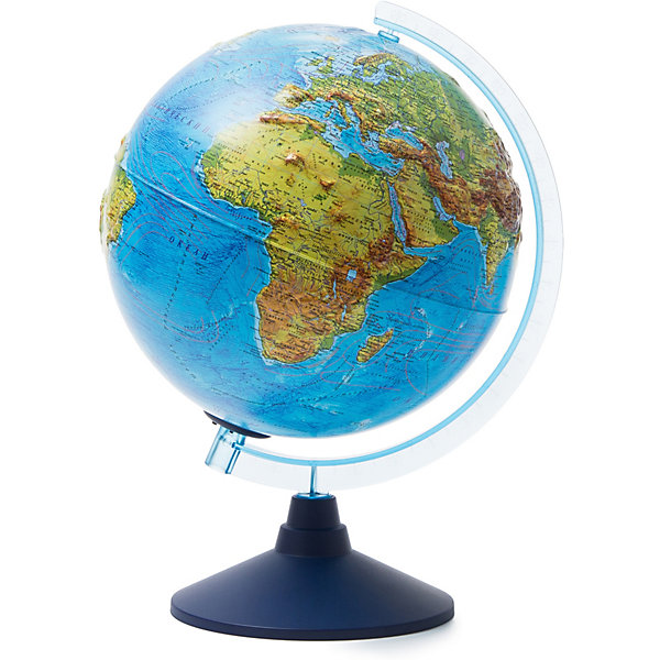 Глобус Земли физико-политический рельефный с подсветкой, 250мм Globen 8075095