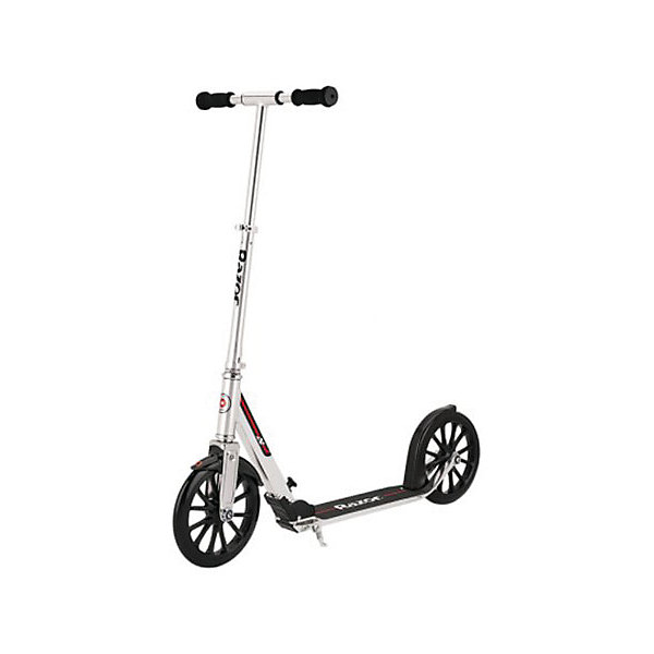 

Двухколесный самокат Razor A6, серебряный, Двухколесный самокат Razor A6,