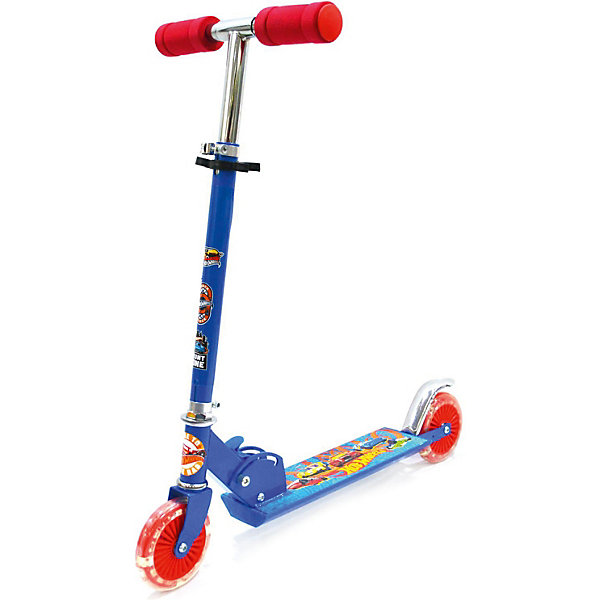 

Двухколёсный самокат Next "Hot wheels",, Синий