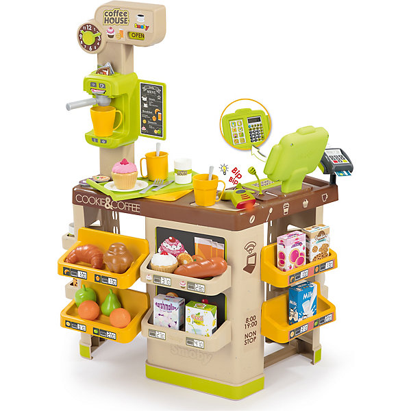 фото Игровой набор Smoby "Coffee House" Кофейня, 63 предмета