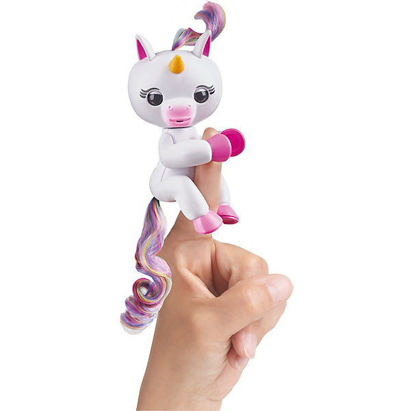 

Интерактивный единорог WowWee Fingerlings Гиги, 12 см (белый)